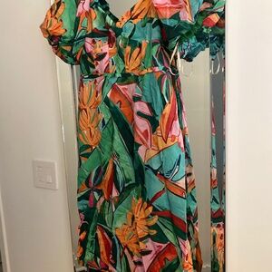 Brand new Farm Rio multicolored dress